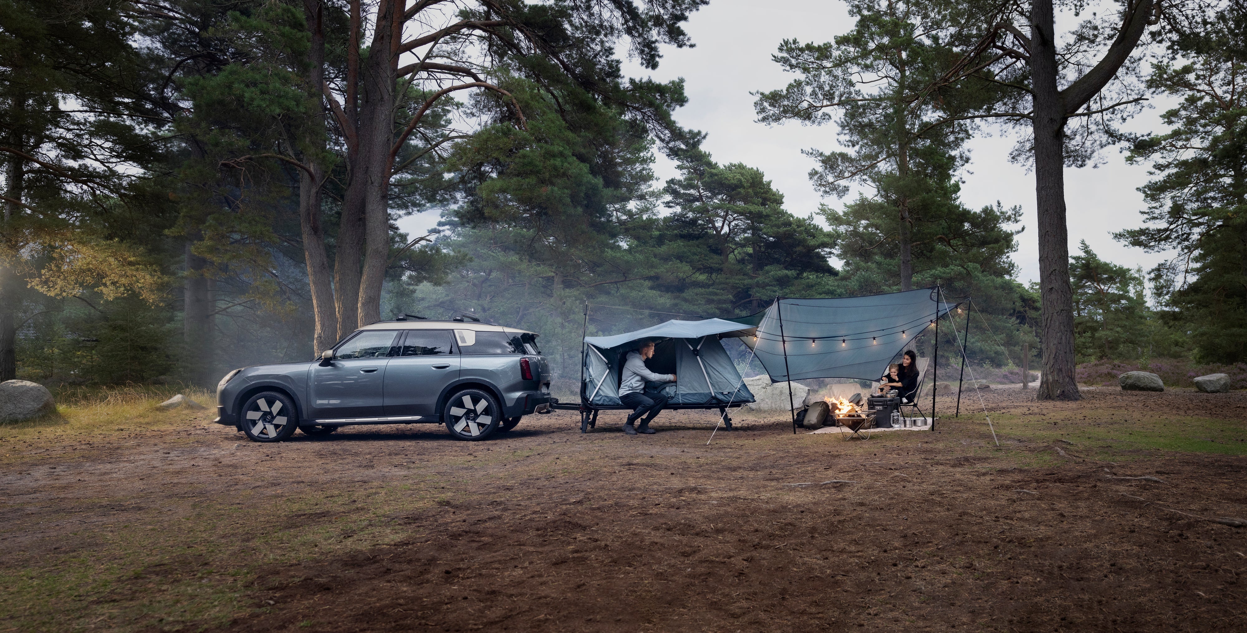 Anhängerkupplungszelte