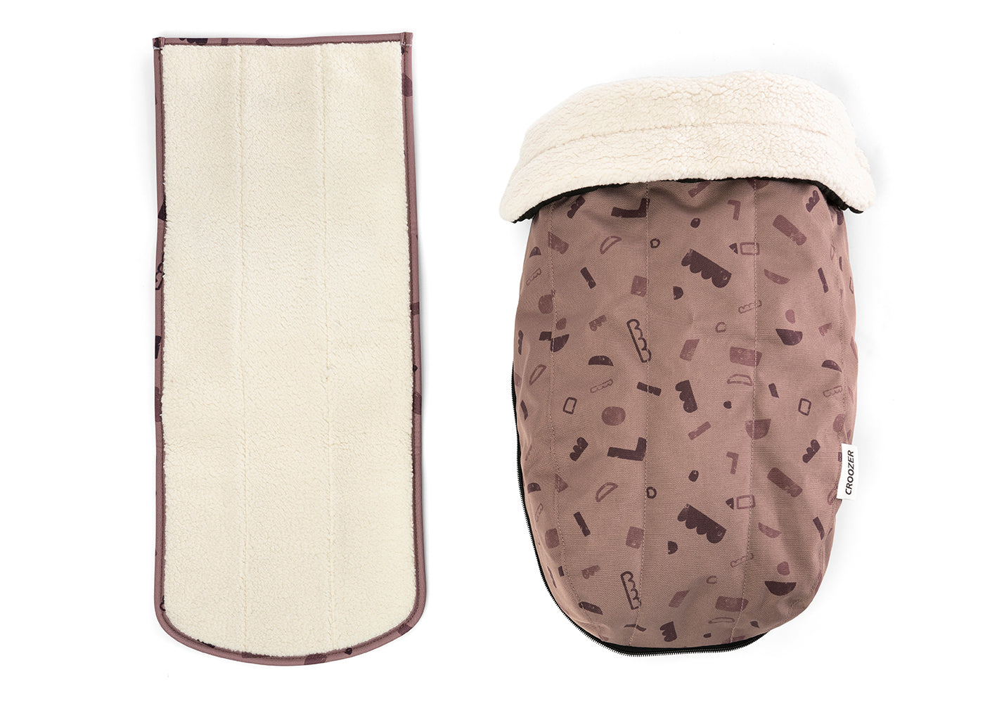 Croozer Kid Vaaya Allseason-Geschwisterbundle Blossom red 2 Vorteilspack