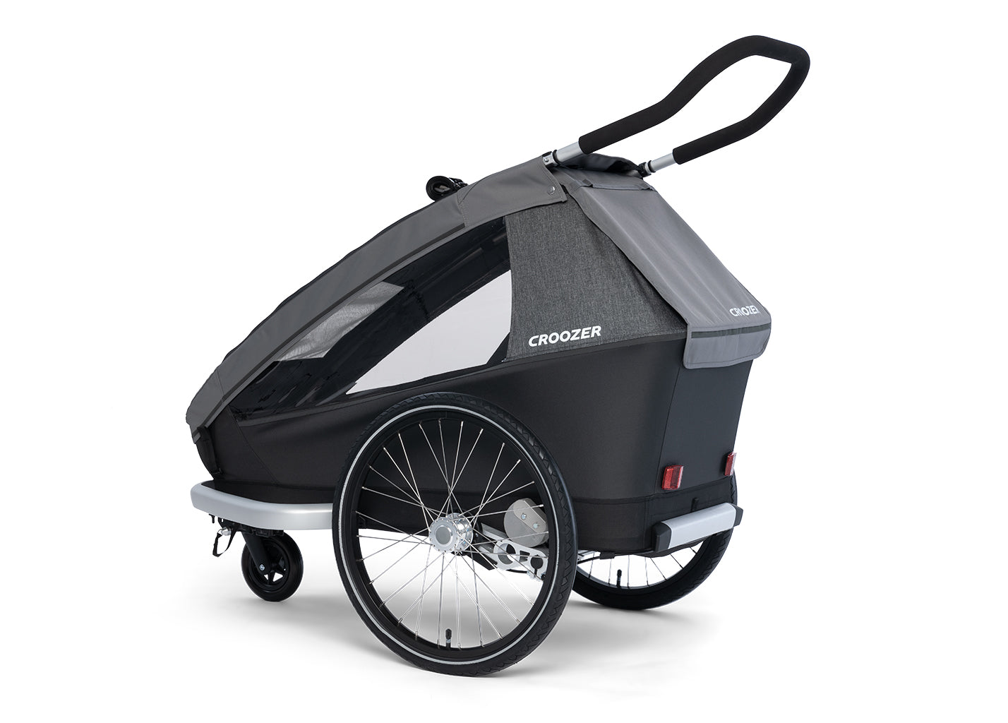 Croozer Kid Keeke 1 - 2in1 Fahrrad-Kinderanhänger | mountain grey