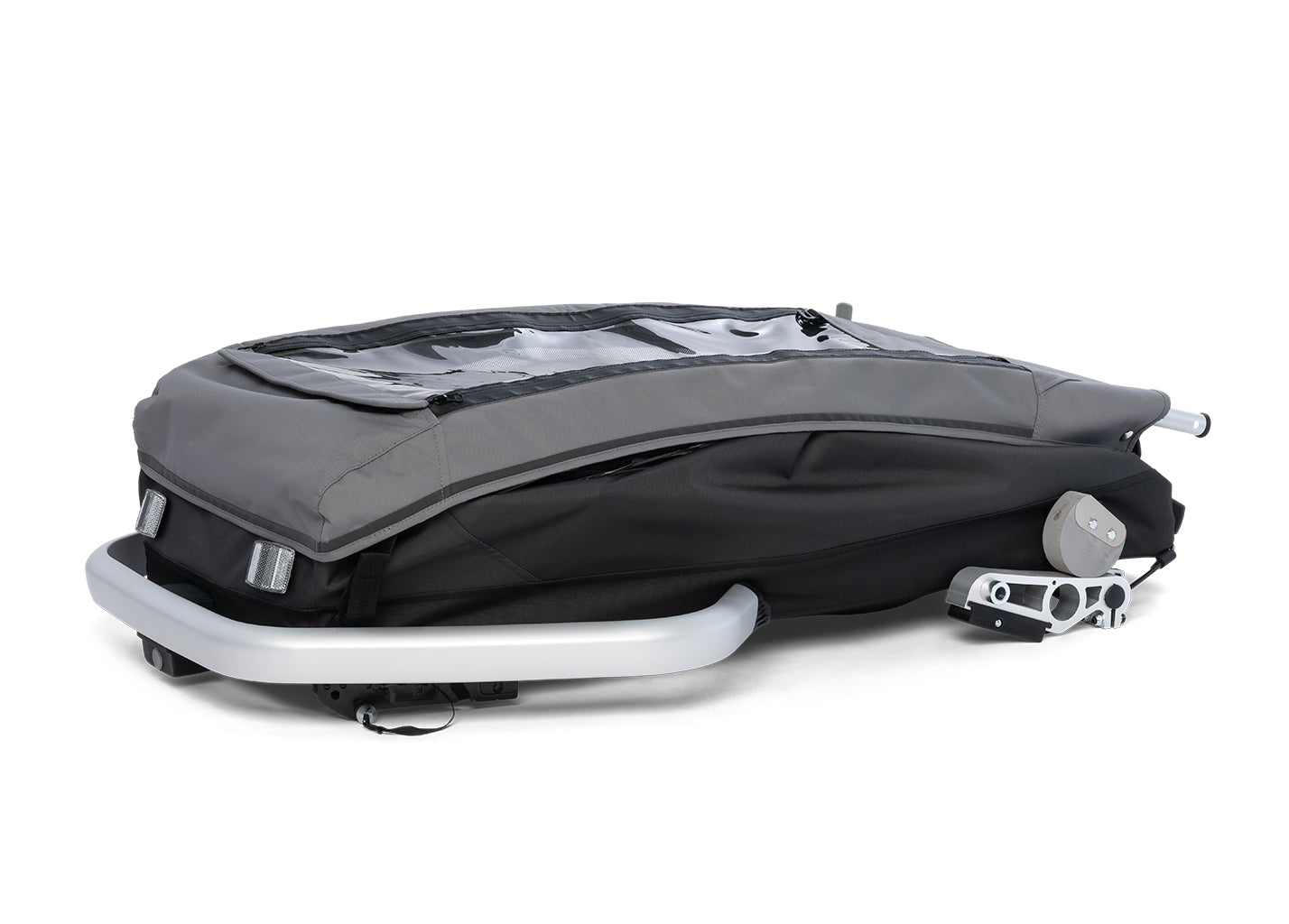 Croozer Kid Keeke 1 - 2in1 Fahrrad-Kinderanhänger | mountain grey