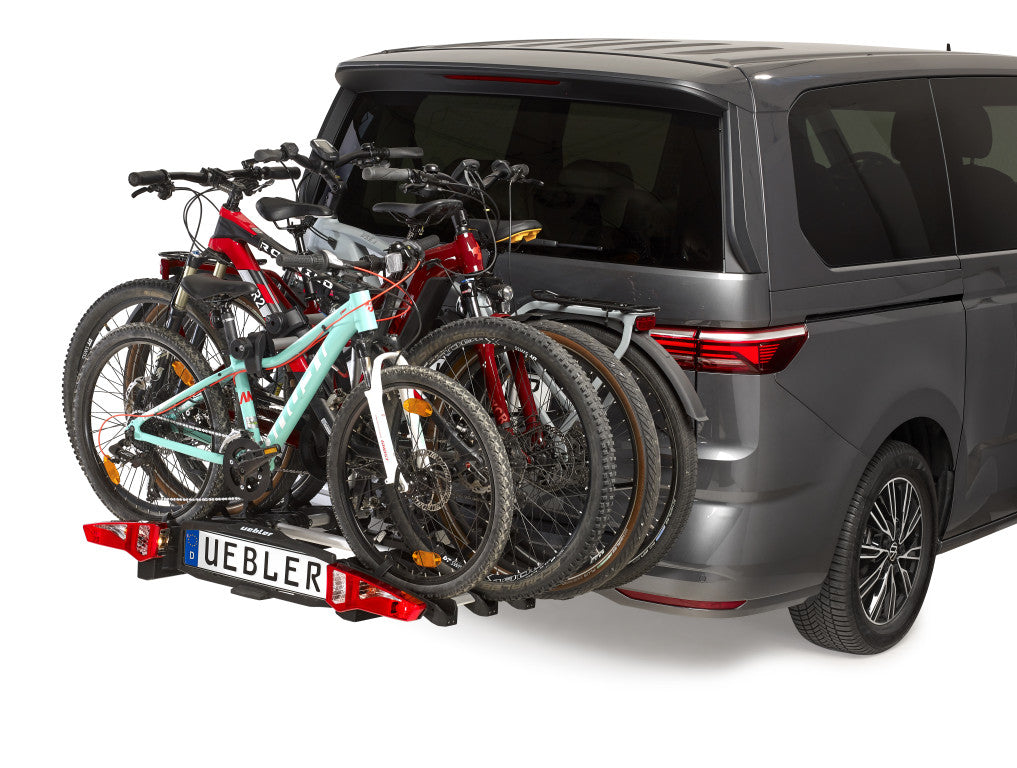 UEBLER i41 S DC Fahrradträger 4 Räder mit 90° Abklappung Rückfahrkontrolle