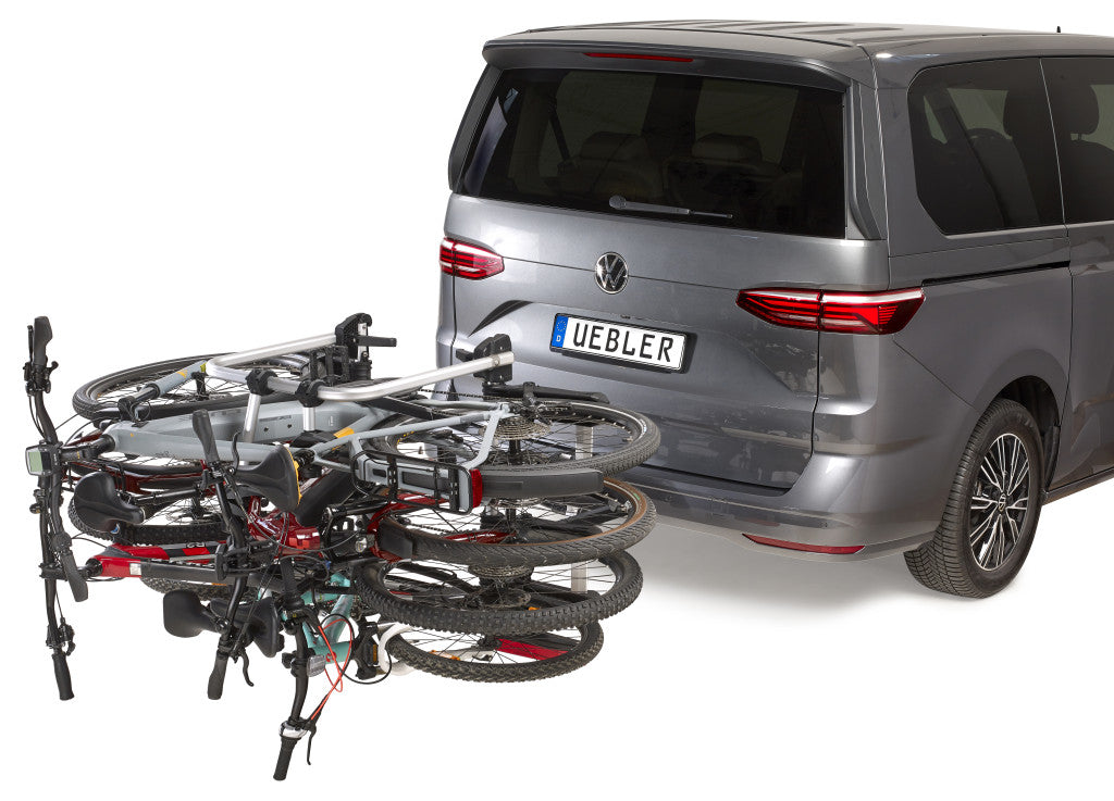 UEBLER i41 S DC Fahrradträger 4 Räder mit 90° Abklappung Rückfahrkontrolle