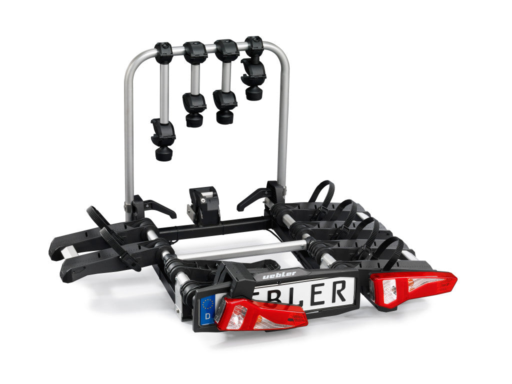 UEBLER i41 S DC Fahrradträger 4 Räder mit 90° Abklappung Rückfahrkontrolle
