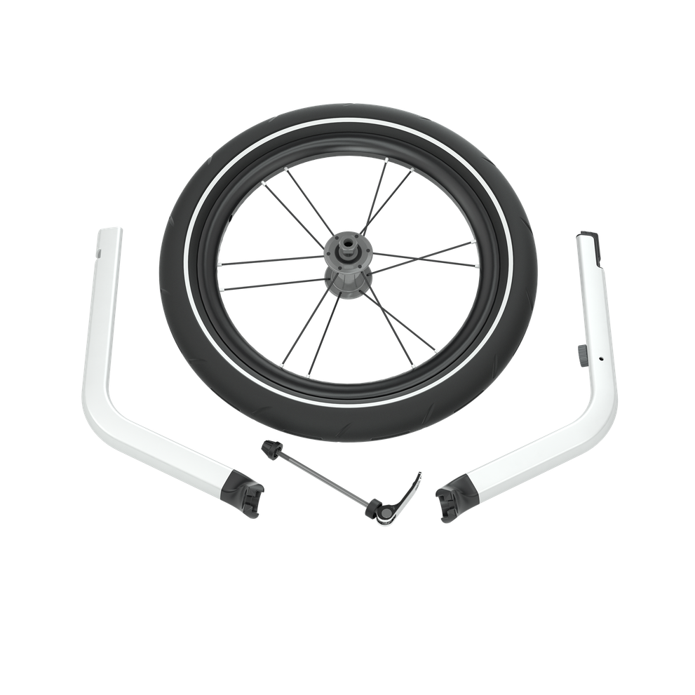 Thule Chariot all-terrain kit single Jogging-Kit 1 aluminium/schwarz