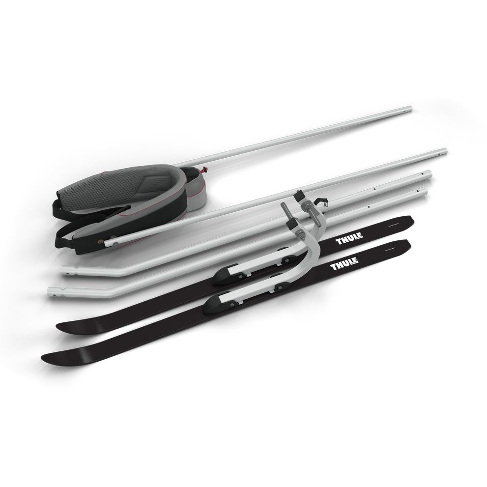 Thule Chariot cross-country skiing kit Skilanglaufset grau