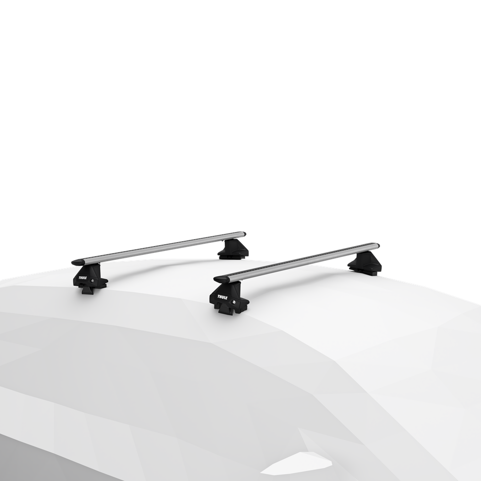 Dachträger Komplettset WingBar Evo silber Polestar 4 5-T SUV 2024- Dach ohne Reling
