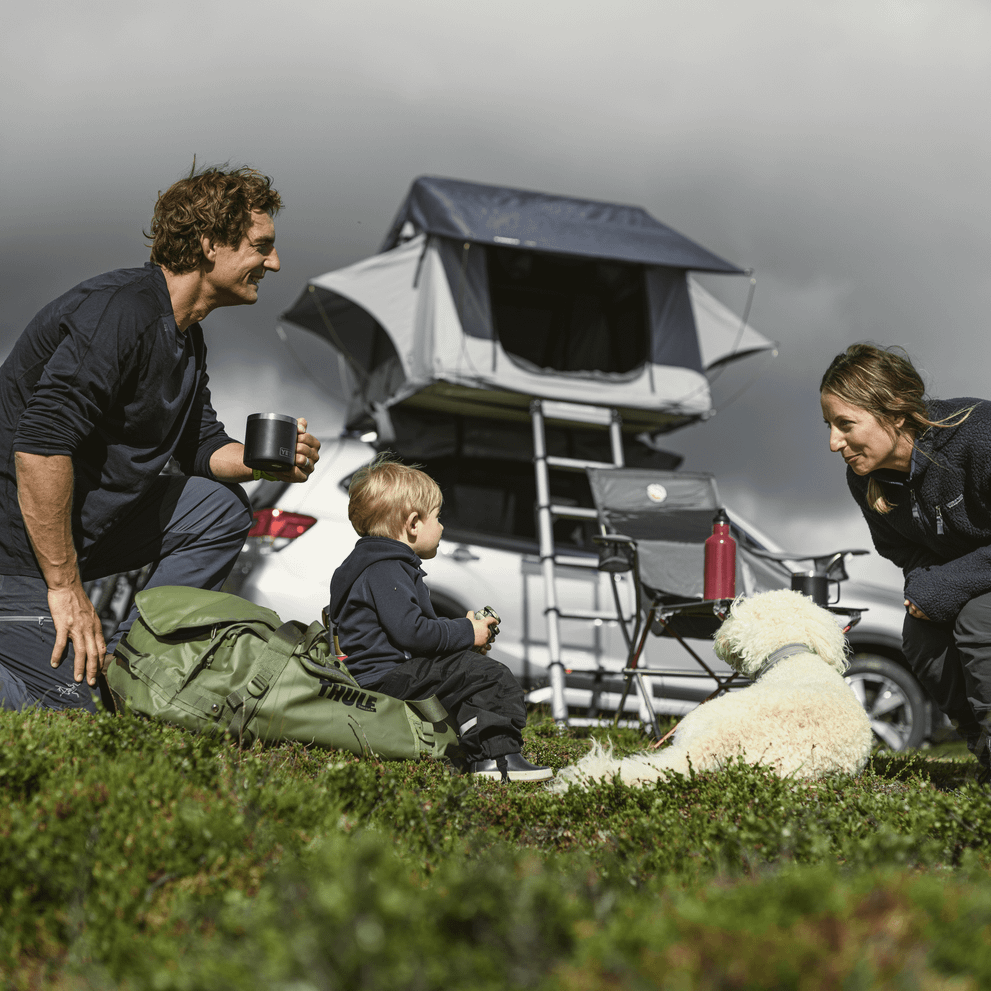 Thule Kukenam 3-Personen-Dachzelt haze grau