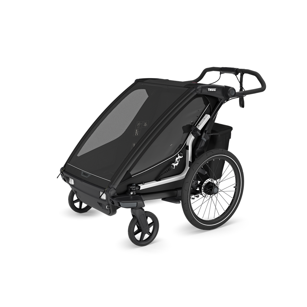 Thule Chariot Sport 2 doppel Multisport-Fahrradanhänger schwarz 2025