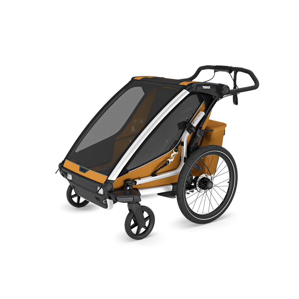 Thule Chariot Sport 2 doppel Multisport-Fahrradanhänger natürliches Gold 2025