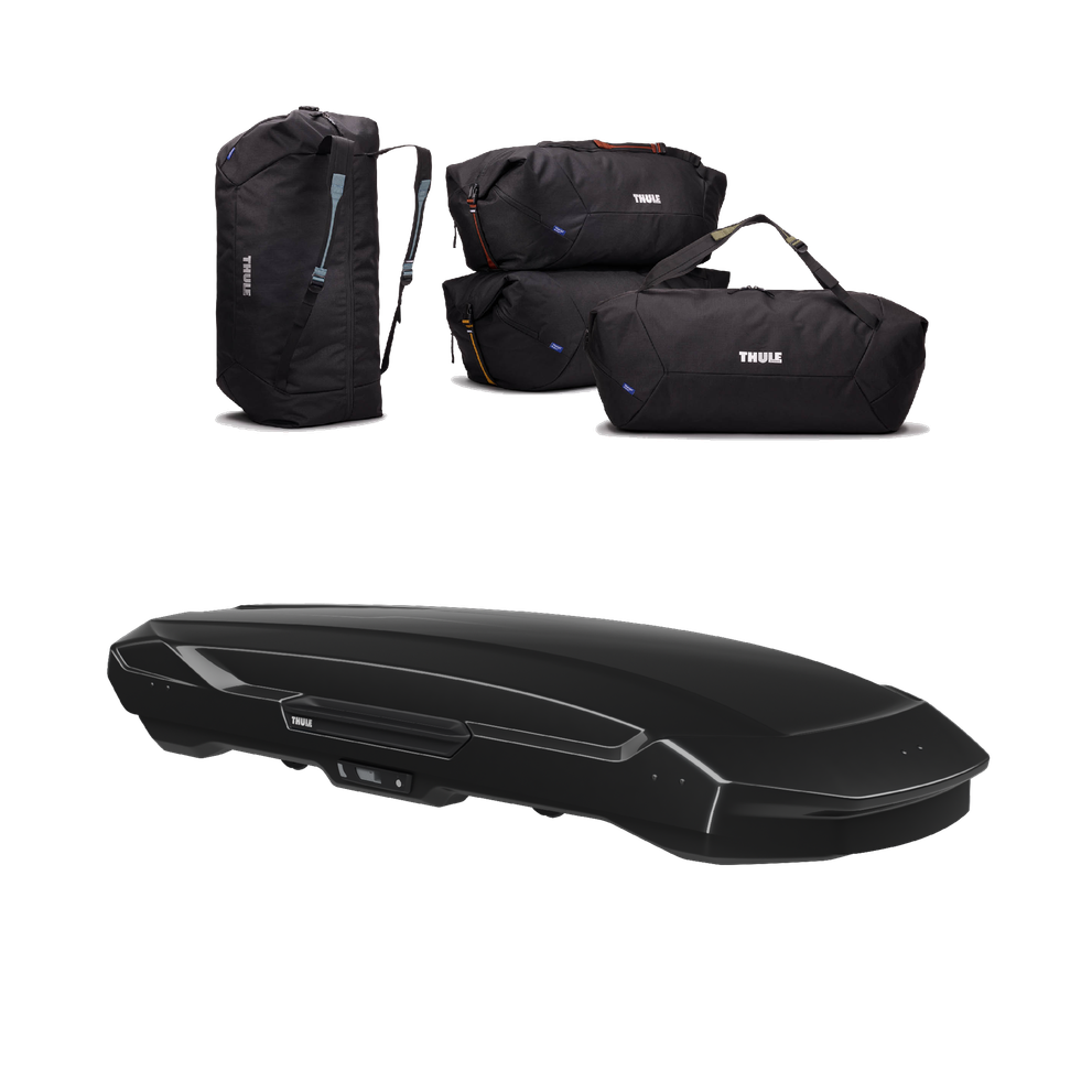 Thule Motion 3 travel bundle – XL Low schwarz glänzend