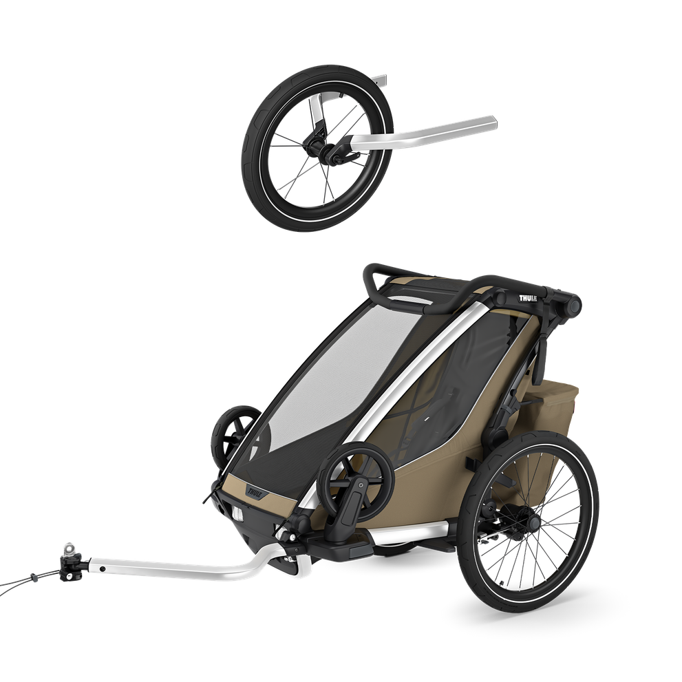 Thule Chariot Cross 2 Single-All-Terrain-Bundle – Faded Khaki
