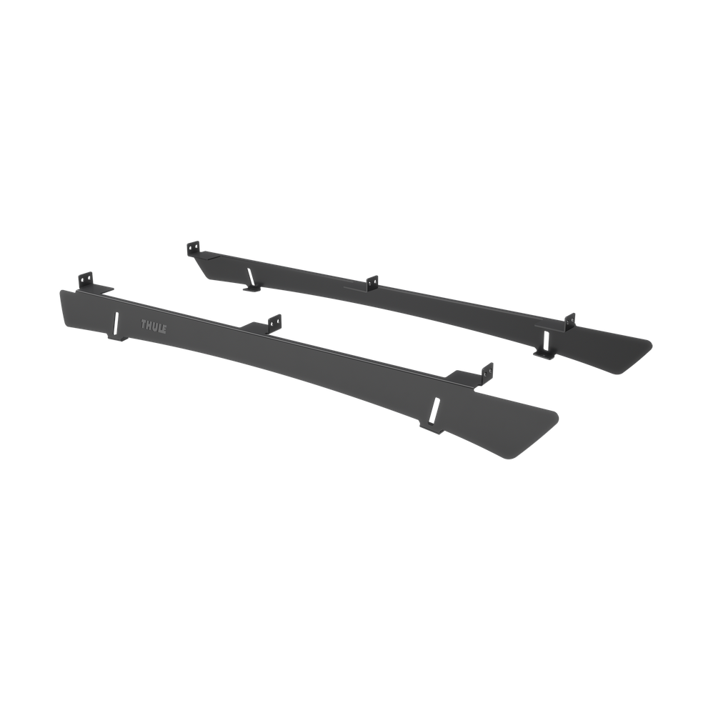 Schienenhalterung für Thule Caprock Dachplattform. Passend für Mitsubishi L200 Double Cab, 2015-2023, Mitsubishi Triton Double Cab, 2015-2023 und Fiat Fullback Double Cab Pickup, 2015