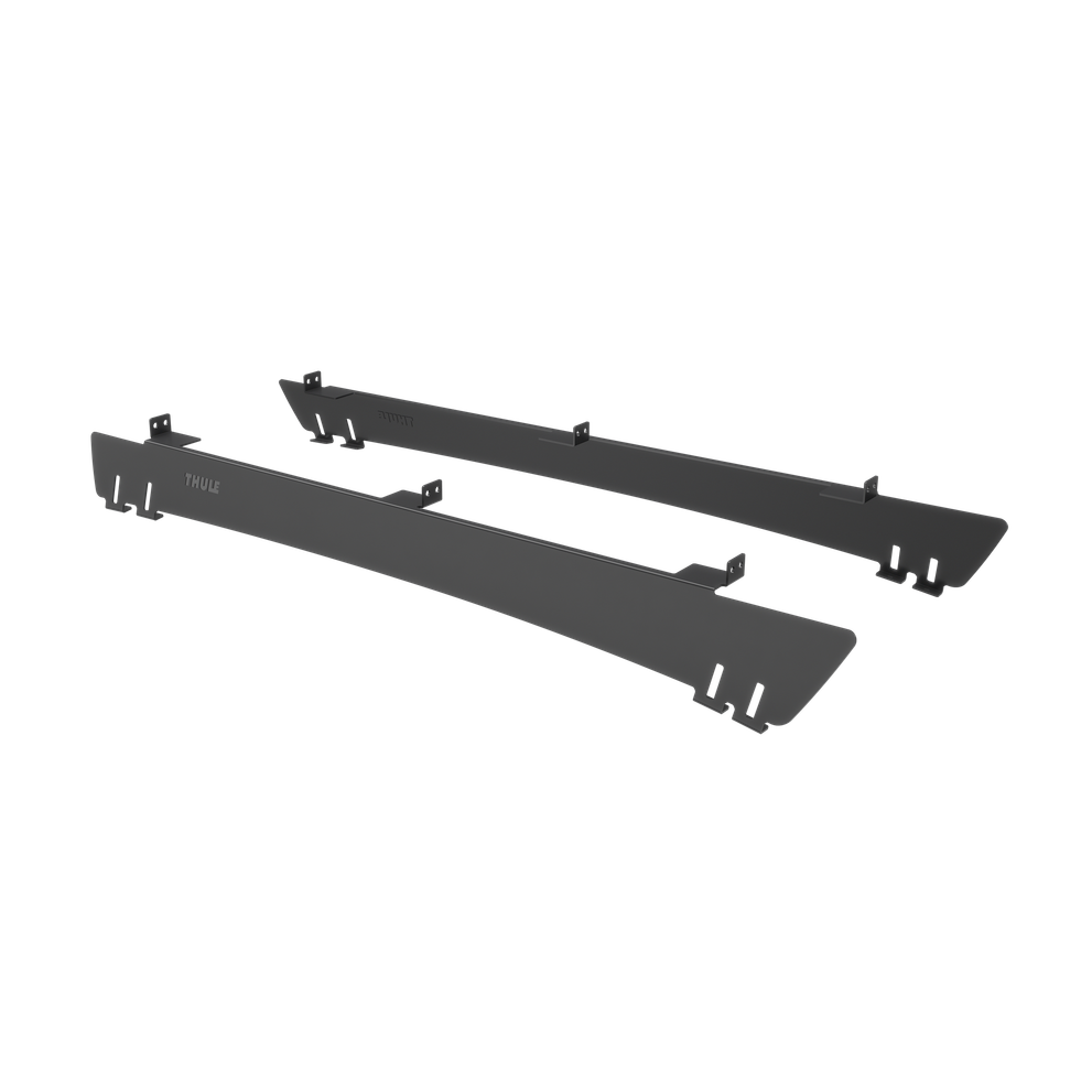 Schienenhalterung für Thule Caprock Dachplattform. Passend für Toyota Tacoma Crew Cab Pickup, 2005-2023