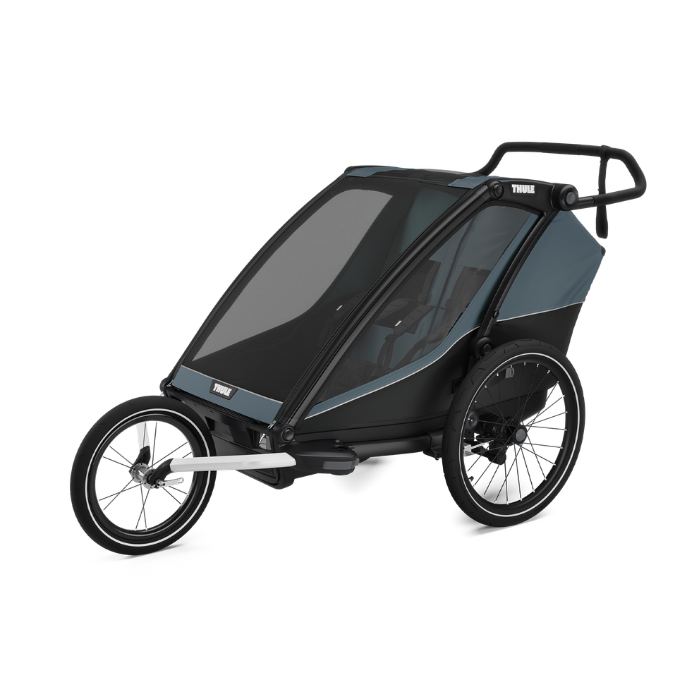 Thule Chariot Cab 2-Sitz Multisport-Fahrradanhänger Dunkelschiefer