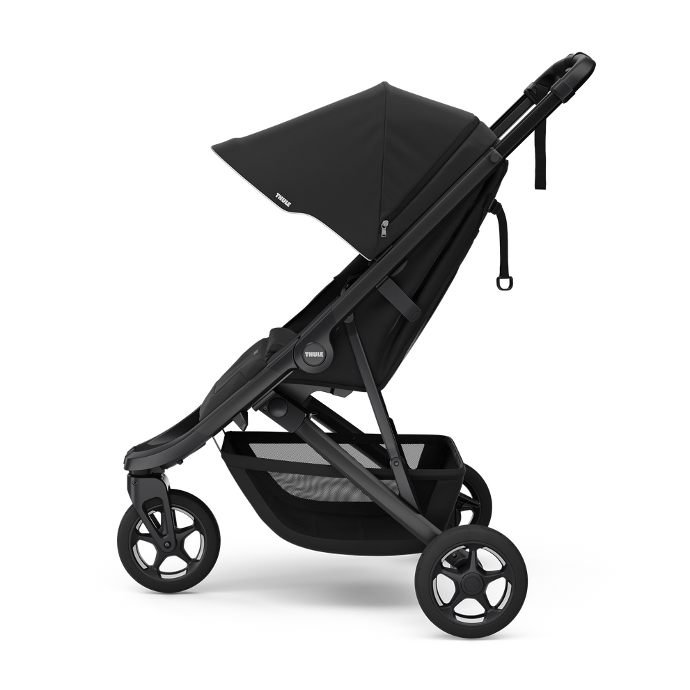 Thule Spring 2 Kompakter All-Terrain-Kinderwagen – Black / Midnight Black