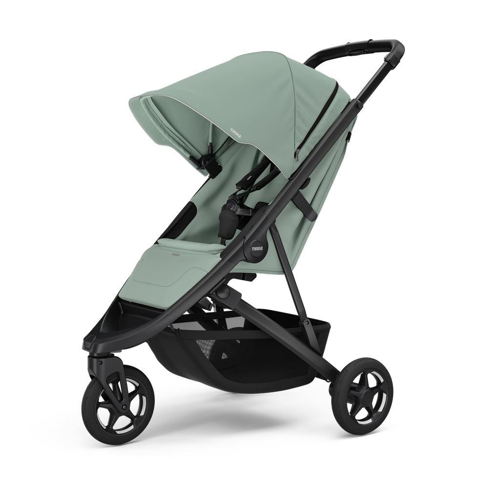 Thule Spring 2 Kompakter All-Terrain-Kinderwagen – Nebelgrün (Misty Green)