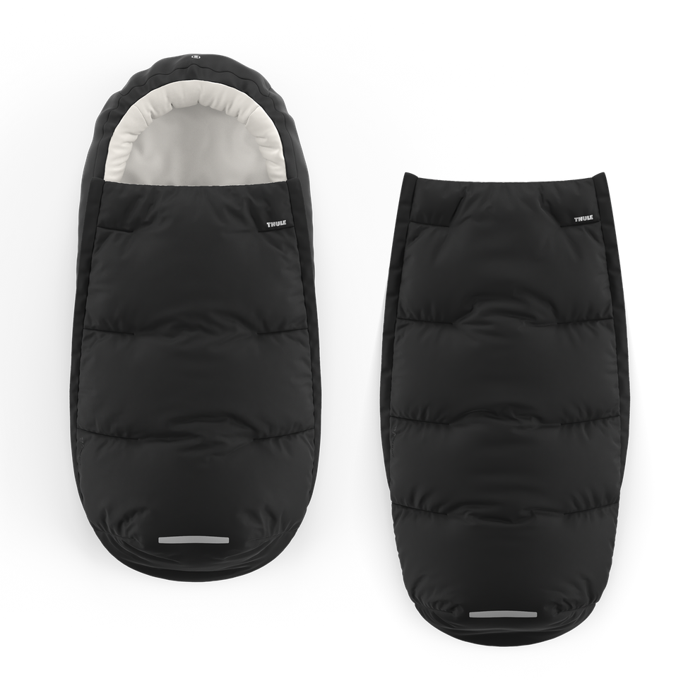 Thule Elements High-Performance Fußsack M/L – Schwarz (Midnight Black) – Wetterfest