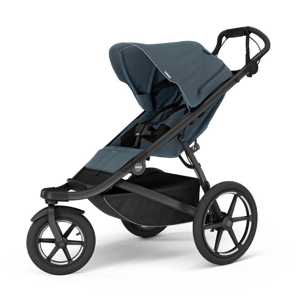 Thule Urban Glide 3 Geländekinderwagen – Dunkler Schiefer | Jogging-Kinderwagen für Stadt & Gelände