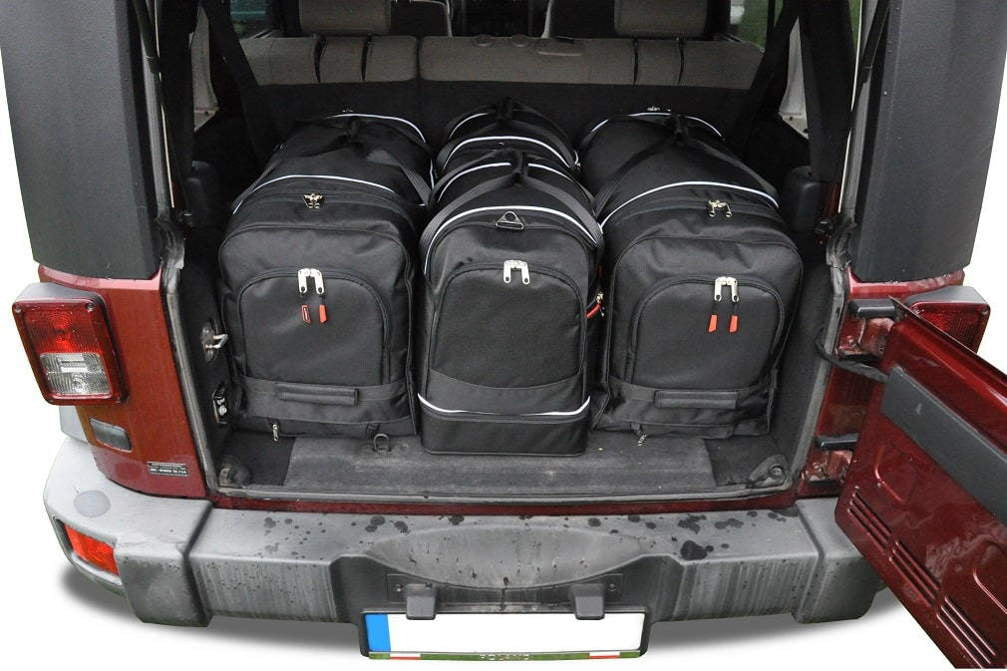 JEEP WRANGLER 2007-2018 KOFFERRAUMTASCHEN SET 4 STK