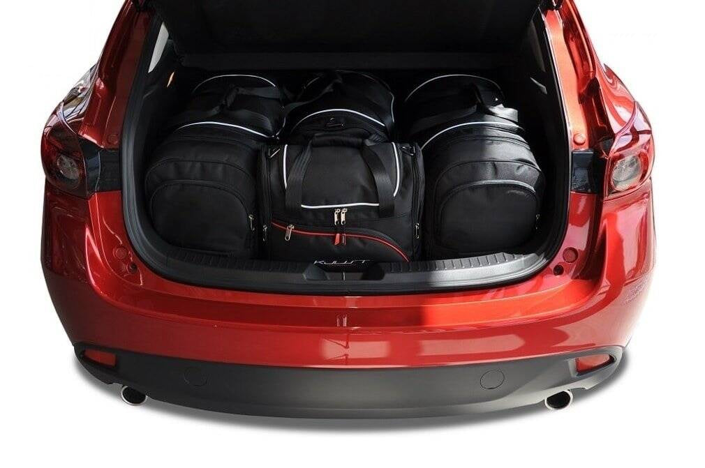 MAZDA 3 HATCHBACK 2013-2018 KOFFERRAUMTASCHEN SET 4 STK