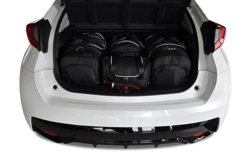 HONDA CIVIC HATCHBACK 2012-2017 KOFFERRAUMTASCHEN SET 4 STK