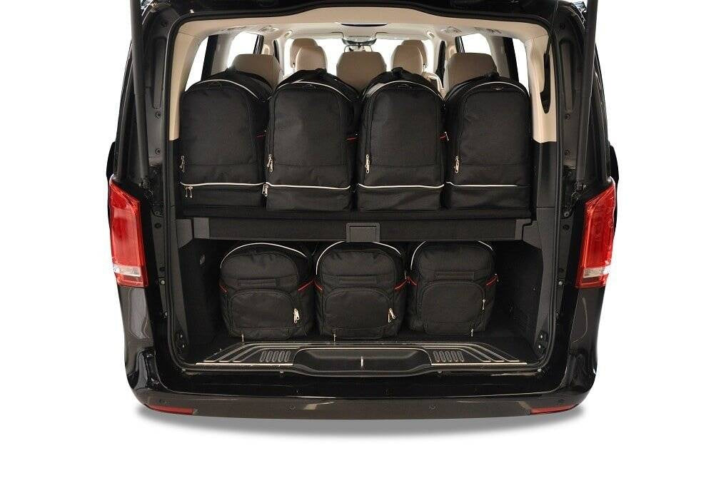MERCEDES-BENZ V LONG 2015+ KOFFERRAUMTASCHEN SET 7 STK