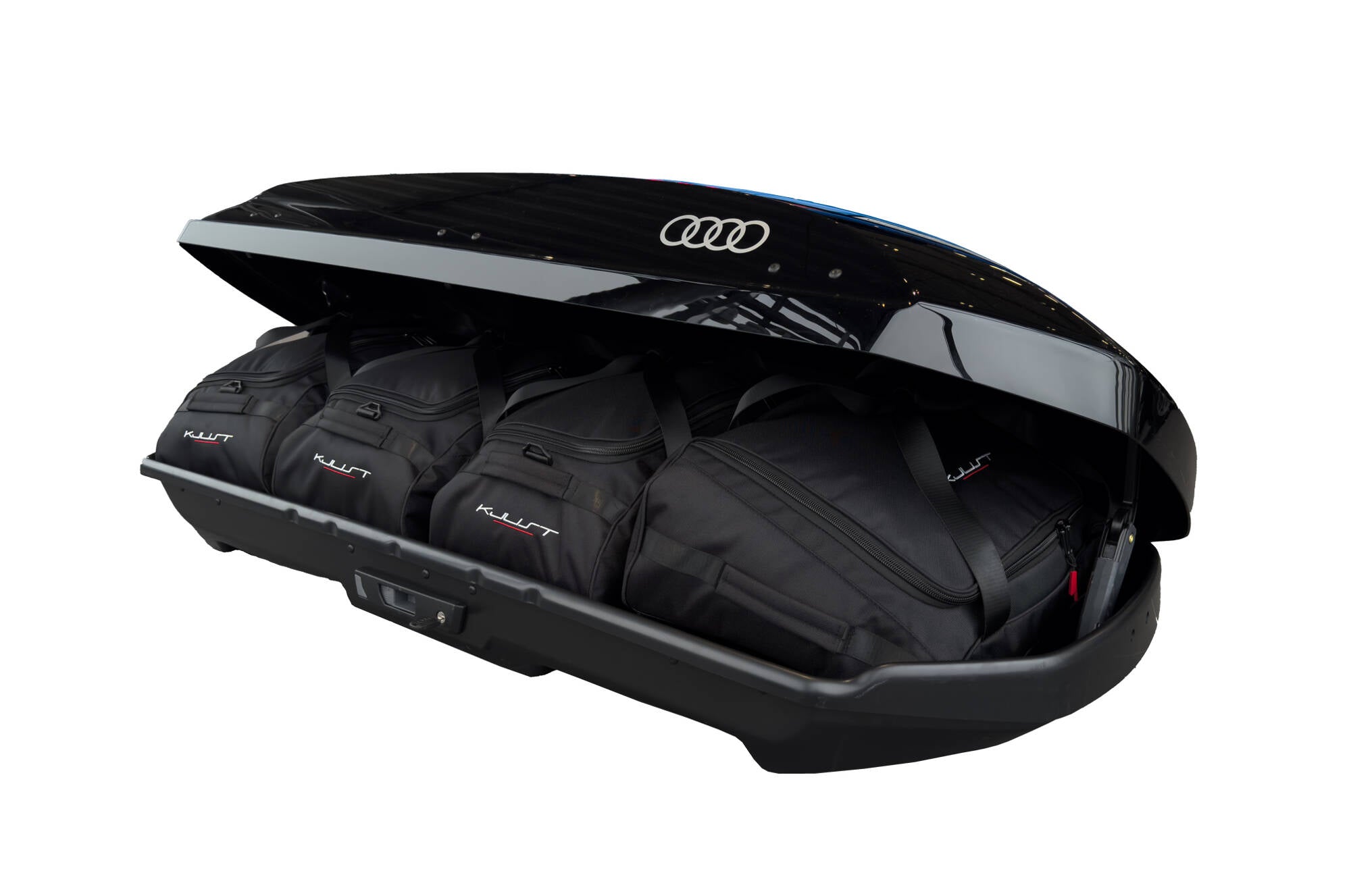 KJUST TASCHEN SET 4 STK FÜR DACHBOX AUDI 4K1071200Y9B 310L