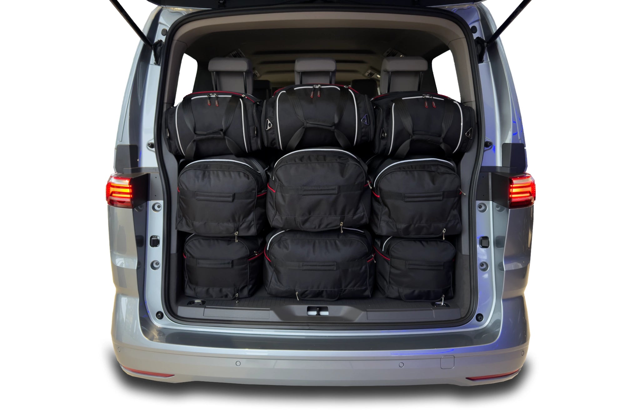 VW MULTIVAN L2 PHEV 2021+ KOFFERRAUMTASCHEN SET 9 STK