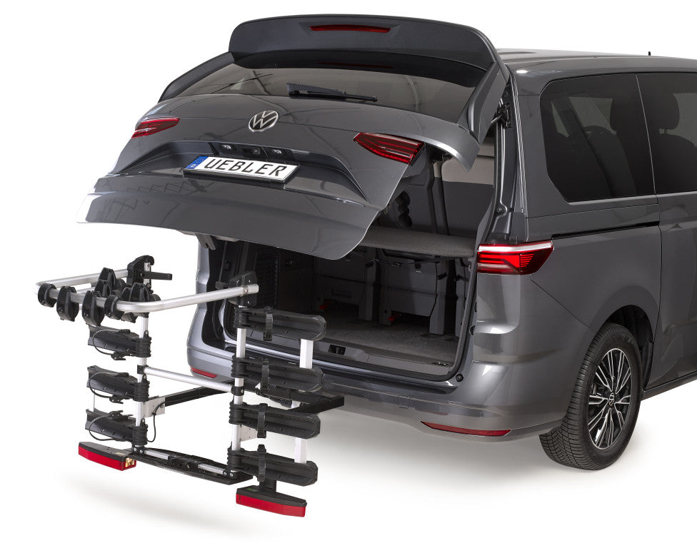 UEBLER i41 S DC Fahrradträger 4 Räder mit 90° Abklappung Rückfahrkontrolle