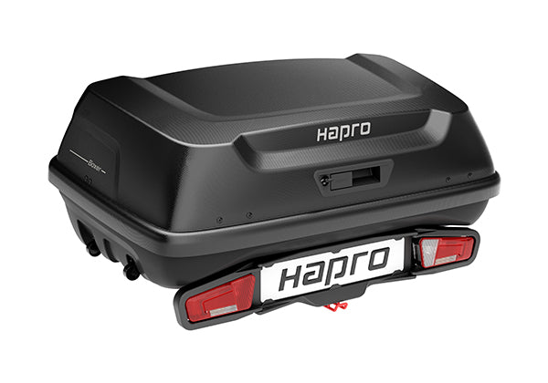 HAPRO Boxer M Heckbox Hartschale schwarz Set inkl. Plattform 340 L