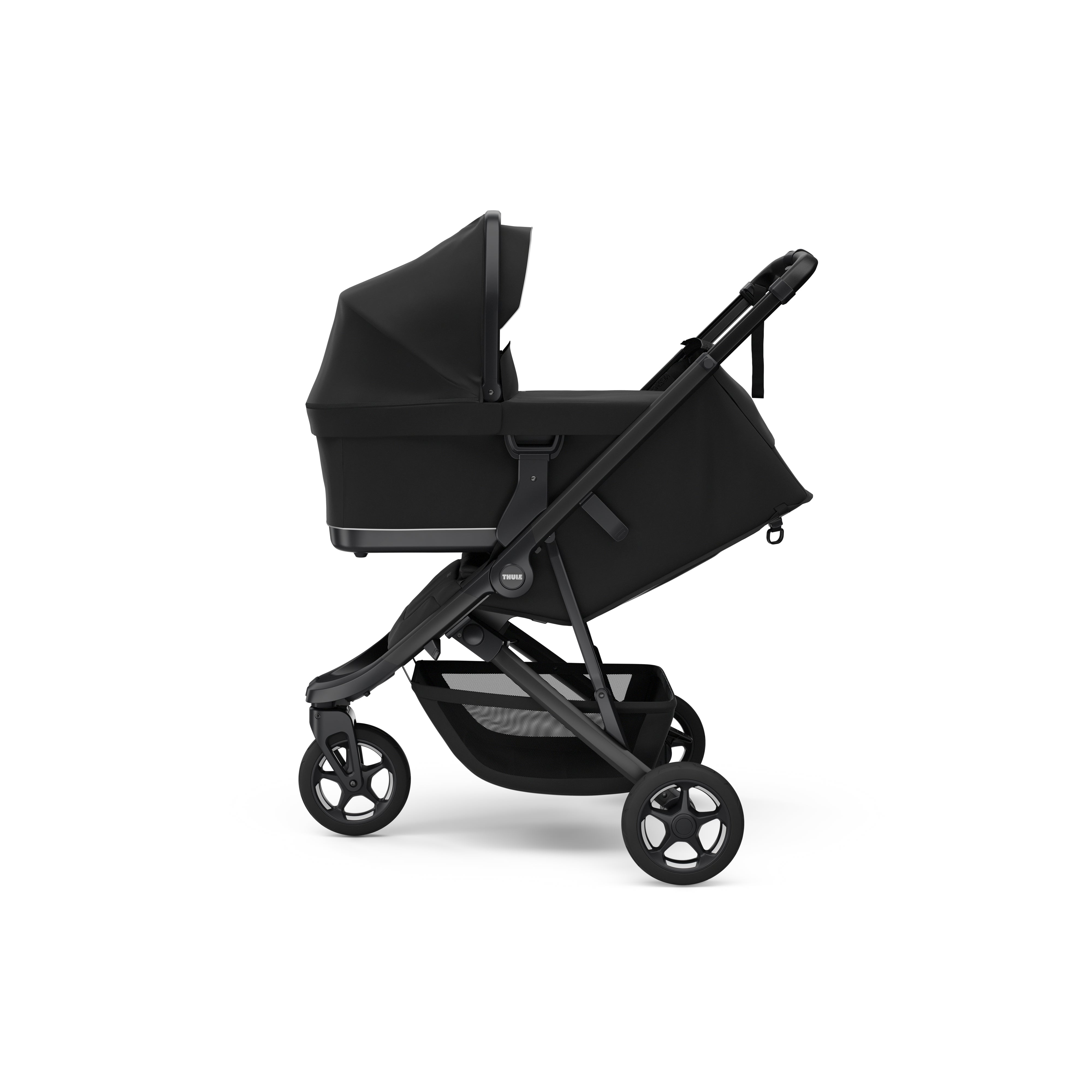 Thule Spring 2 Kompakter All-Terrain-Kinderwagen – Black / Midnight Black