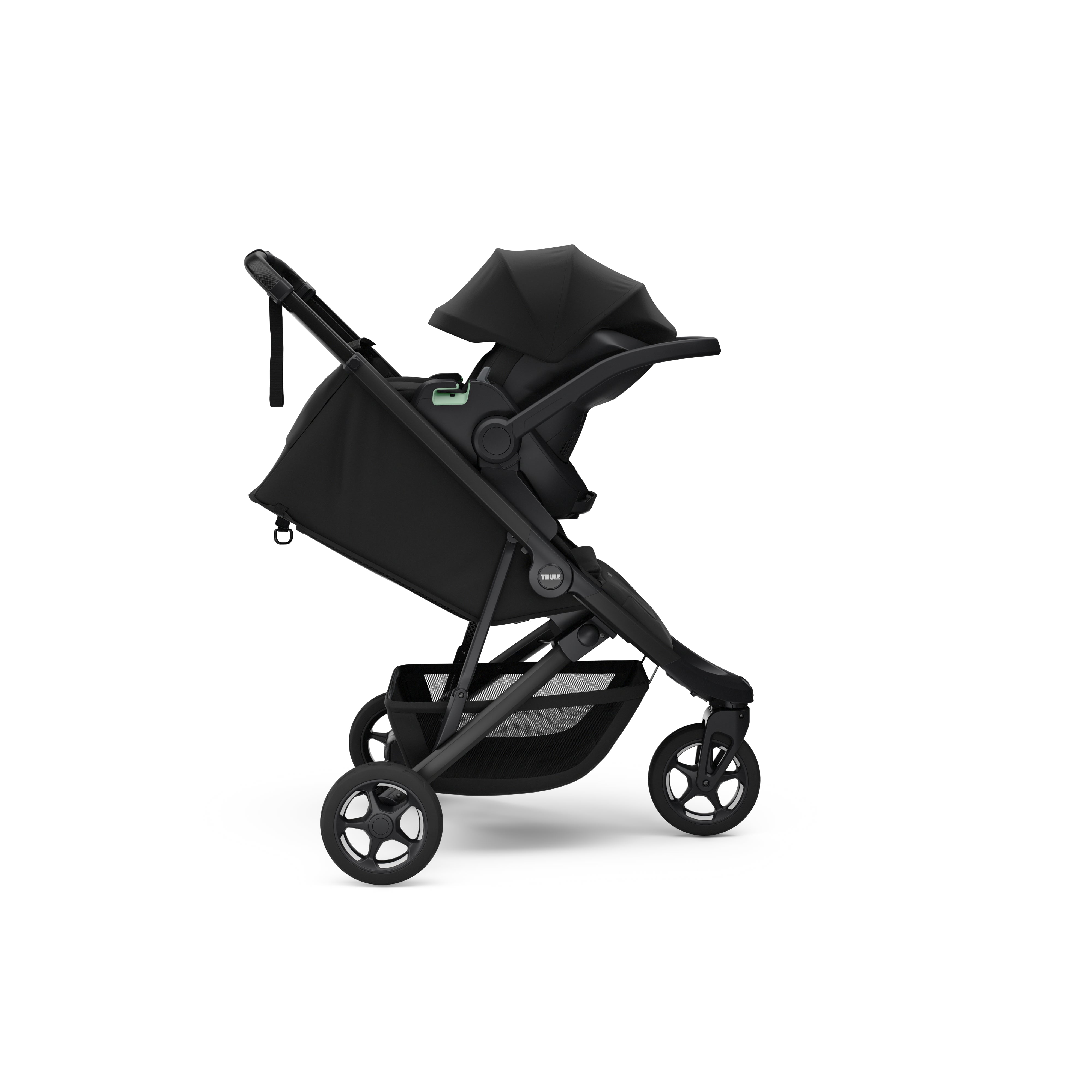 Thule Spring 2 Kompakter All-Terrain-Kinderwagen – Black / Midnight Black