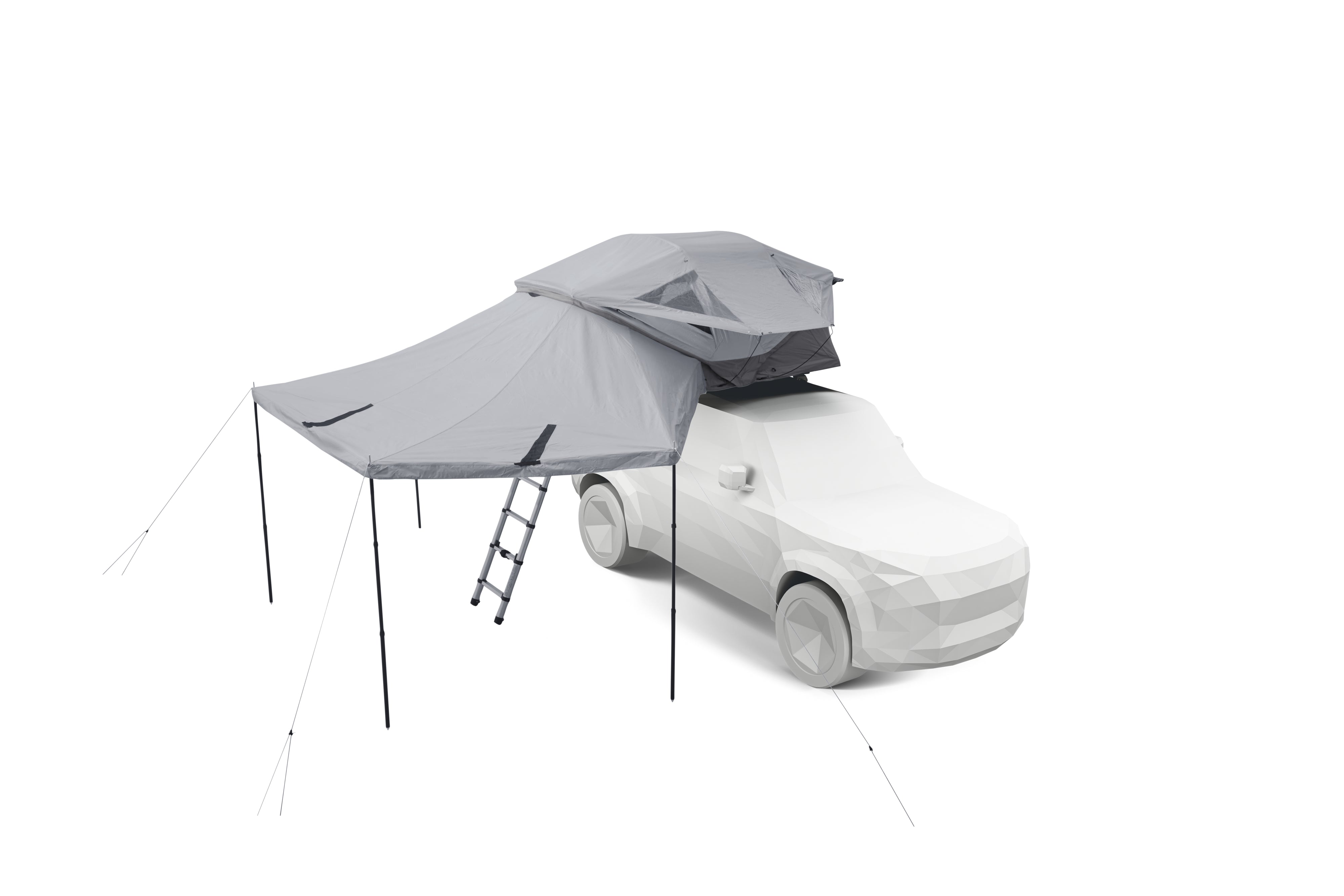 Thule Approach Awning 2 L – Wetterfeste Dachzeltmarkise für Approach L
