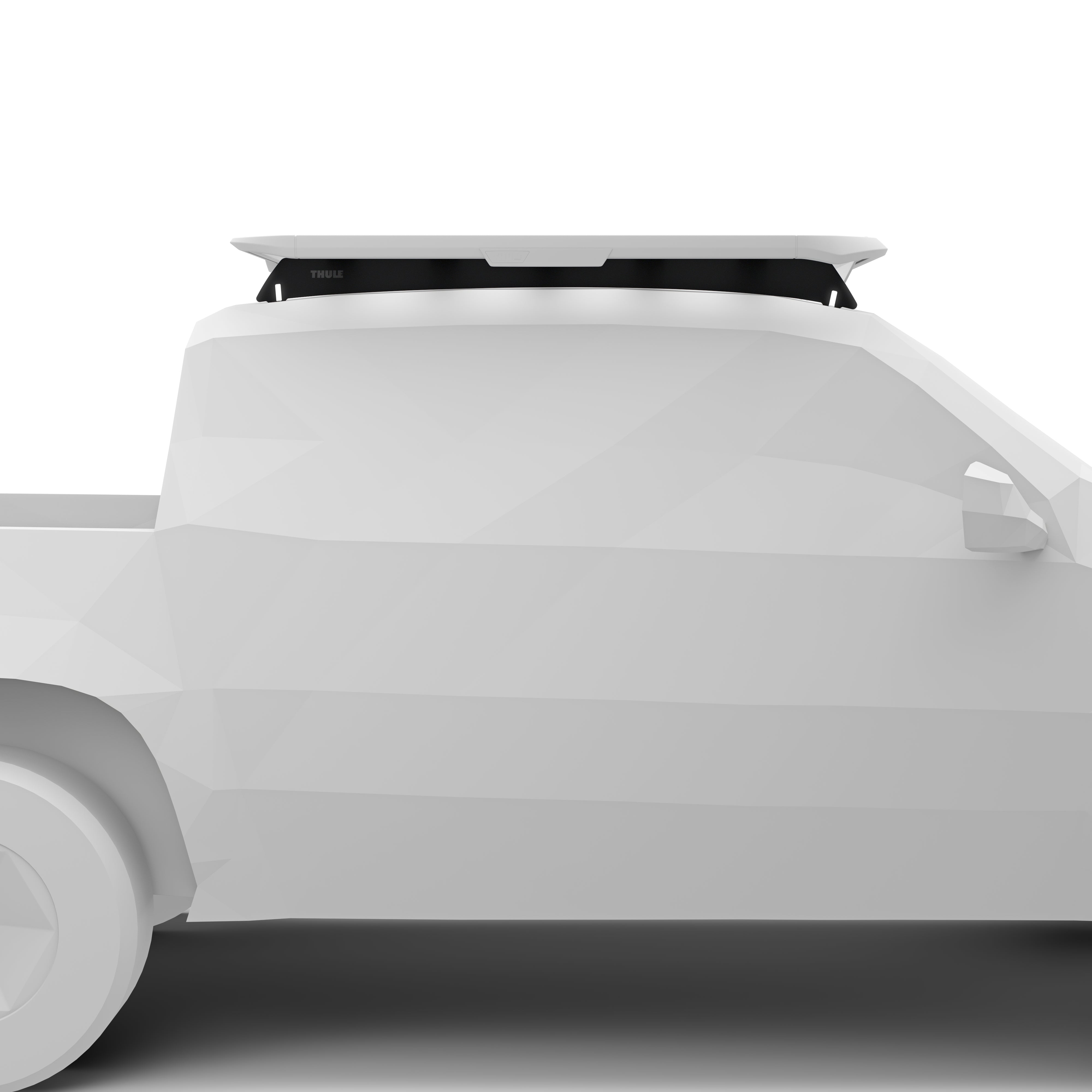 Schienenhalterung für Thule Caprock Dachplattform. Passend für Isuzu D-Max Crew Cab Pickup, 2020 und Mazda BT-50 Dual Cab Pickup, 2020