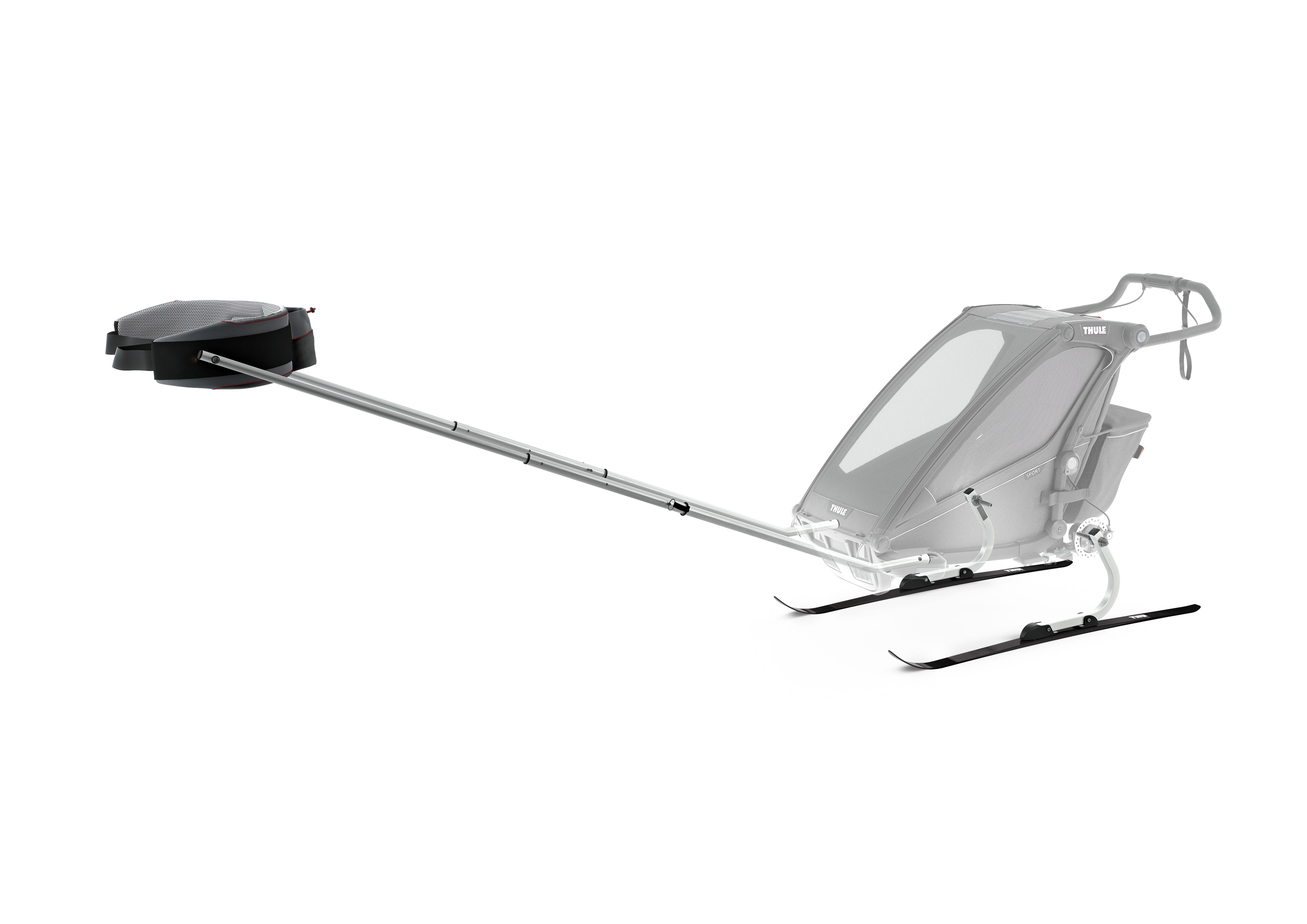 Thule Chariot cross-country skiing kit Skilanglaufset grau