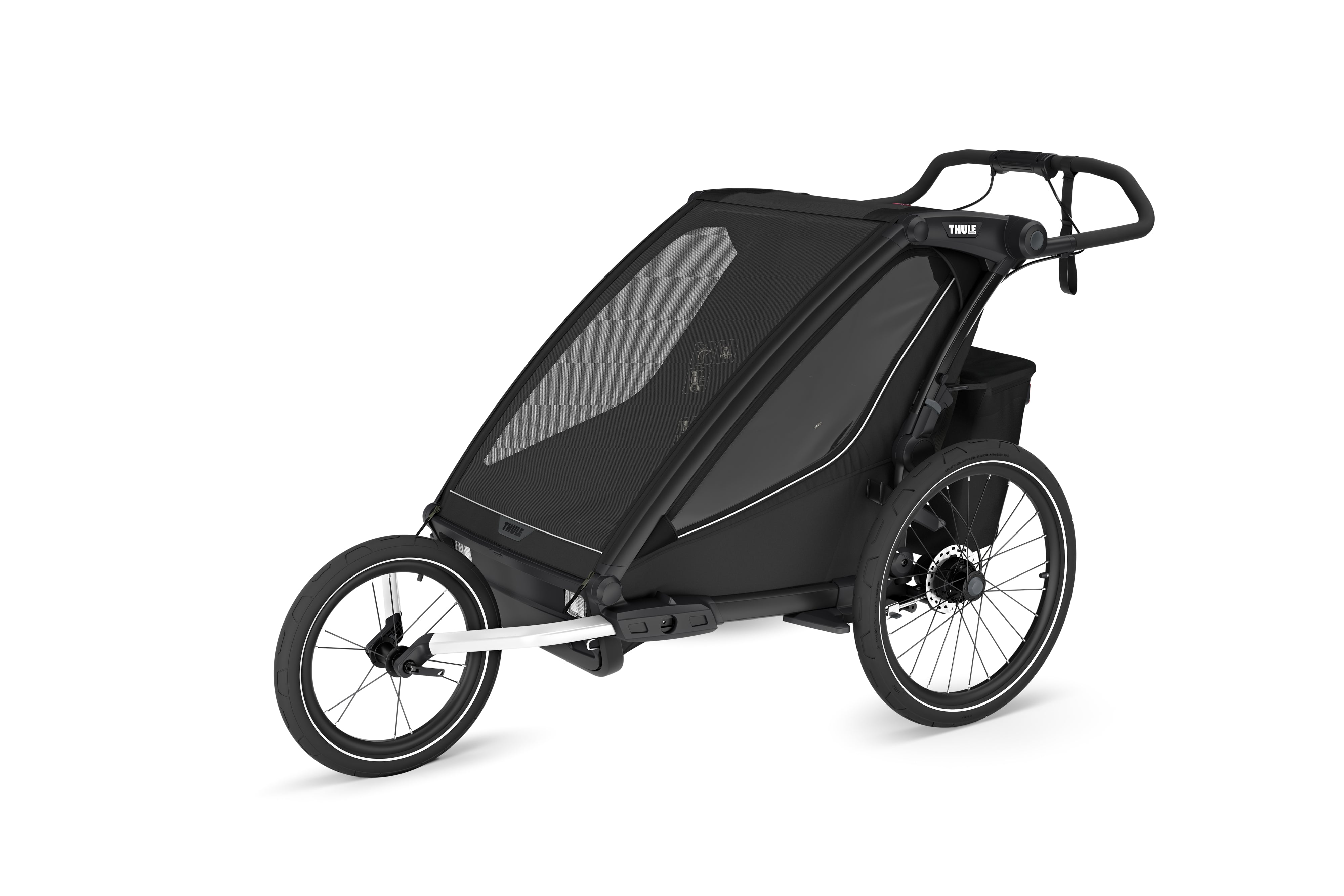 Thule Chariot Sport 2 Multisport-Fahrradanhänger Einsitzer schwarz 2025