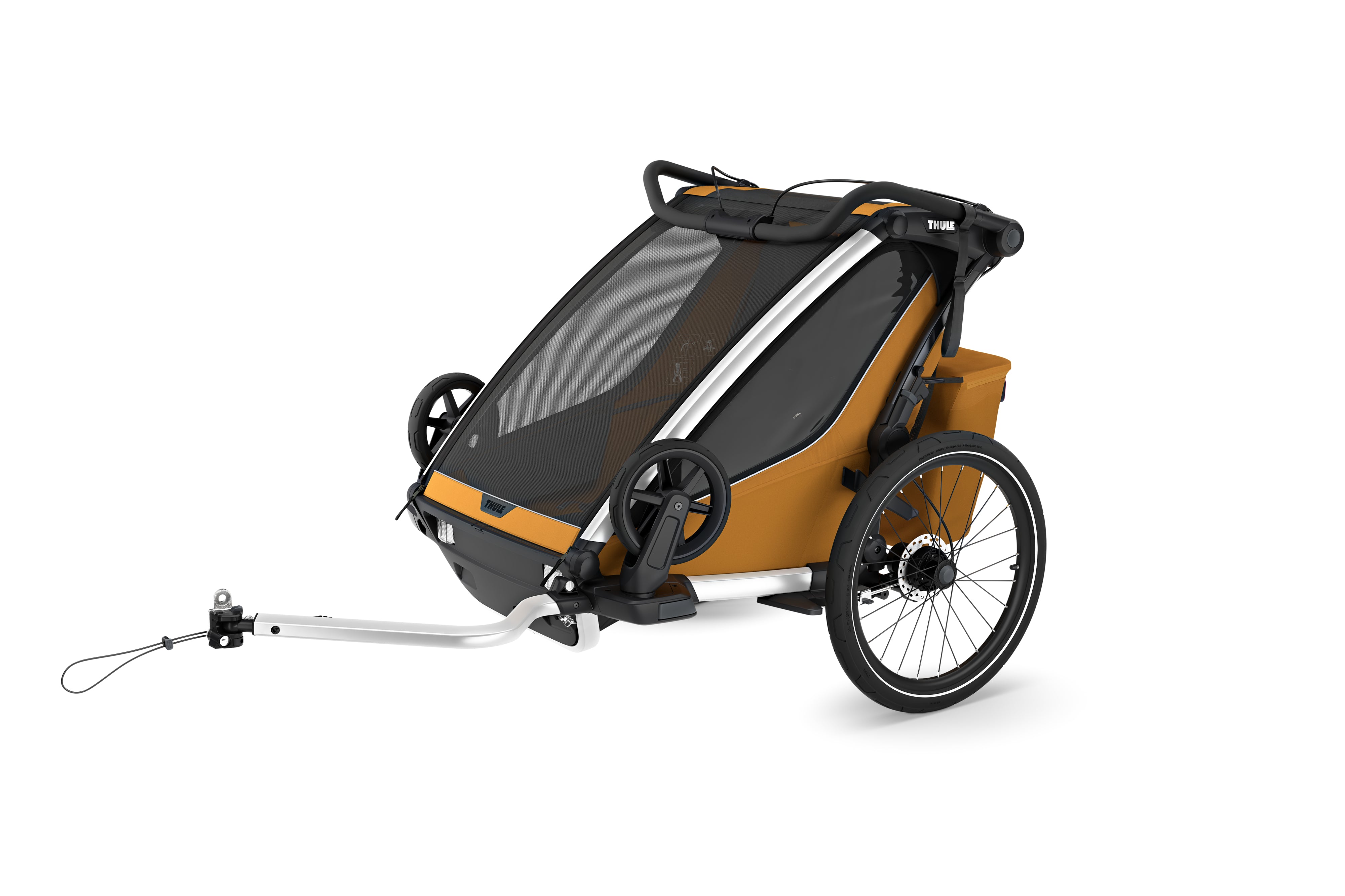 Thule Chariot Sport 2 doppel Multisport-Fahrradanhänger natürliches Gold 2025