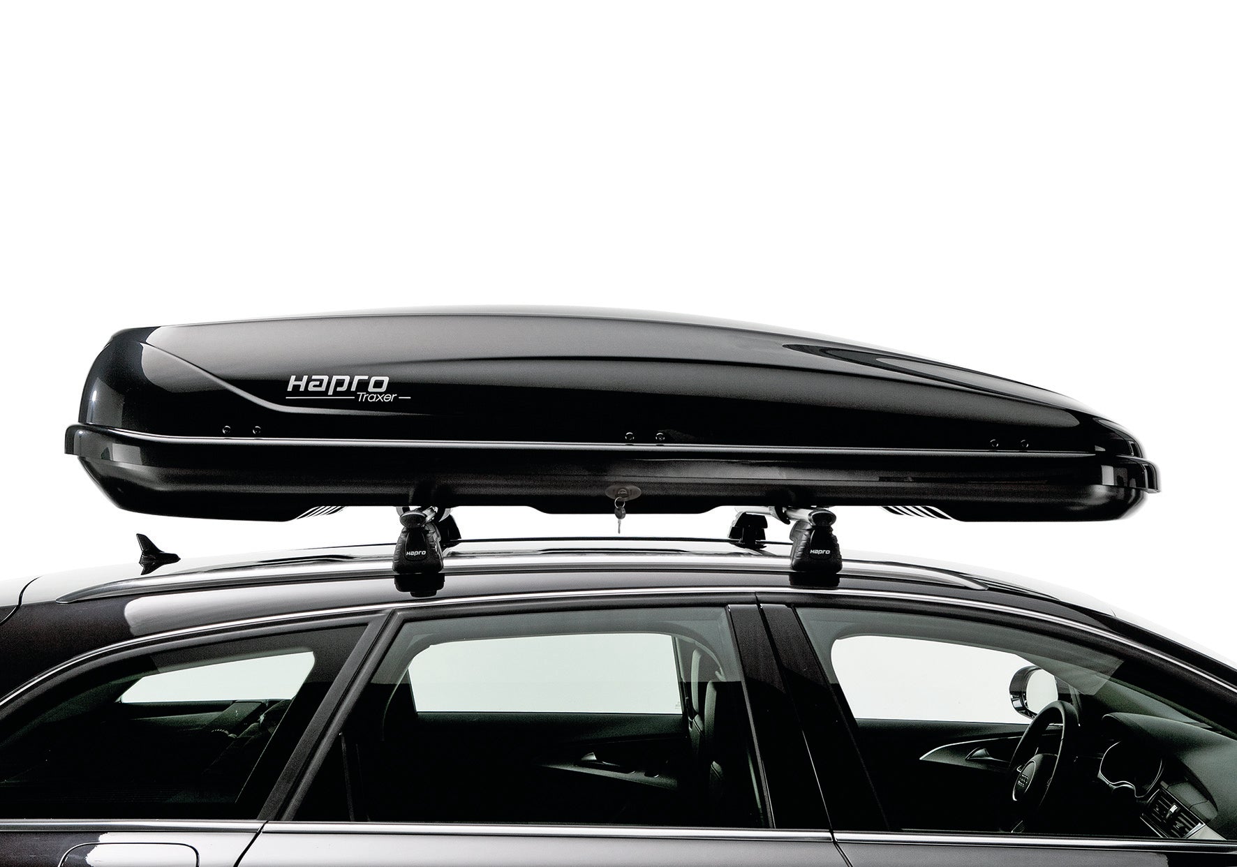 Dachbox Hapro Traxer 8.6 Brilliant Black 530 Liter 215 x 90 x 43 cm