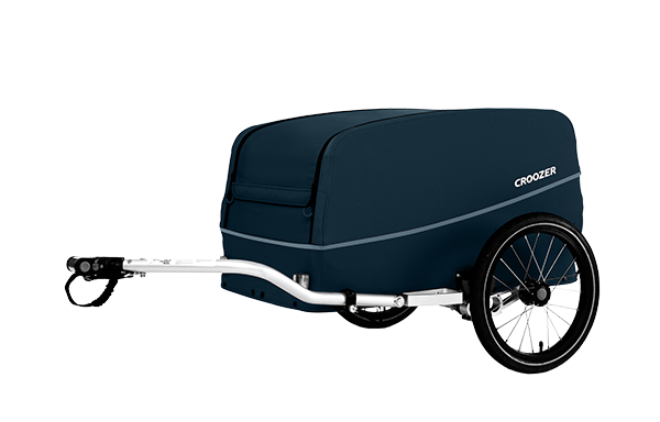 Croozer Yuuna 2 Modularer Fahrradanhänger – Kid, Dog & Cargo – Moonlight Black