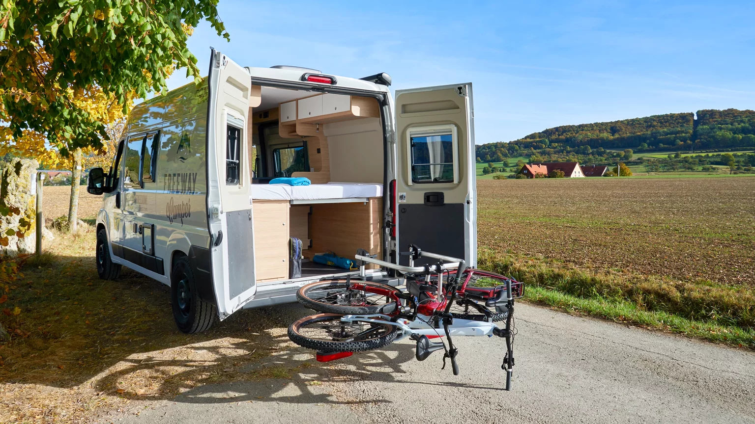 UEBLER H21 Z Fahrradträger 2 Räder mit 90 Grad Abklappung faltbar