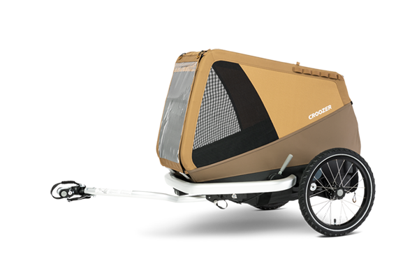 Croozer Yuuna 2 Modularer Fahrradanhänger – Kid, Dog & Cargo – Moonlight Black