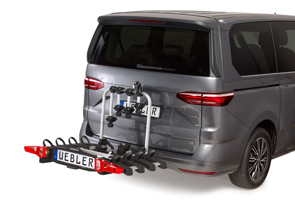 UEBLER i41 S DC Fahrradträger 4 Räder mit 90° Abklappung Rückfahrkontrolle