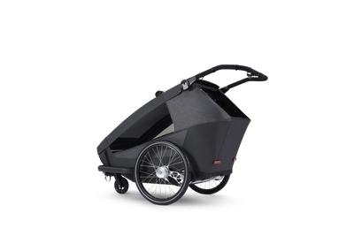 Croozer Yuuna 2 Modularer Fahrradanhänger – Kid, Dog & Cargo – Moonlight Black