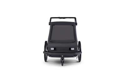 Croozer Yuuna 2 Modularer Fahrradanhänger – Kid, Dog & Cargo – Moonlight Black