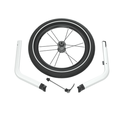 Thule Chariot all-terrain kit single Jogging-Kit 1 aluminium/schwarz
