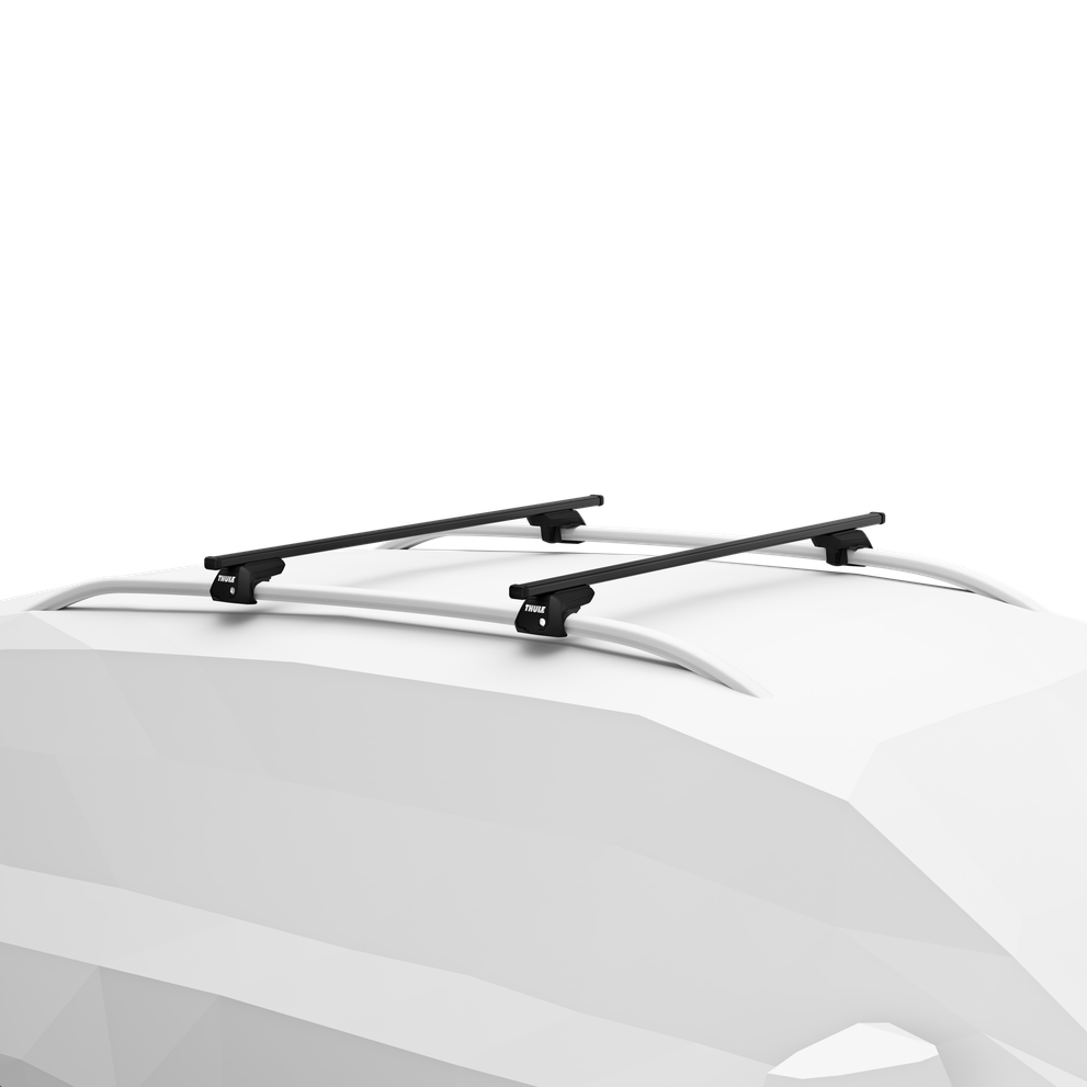 Thule SquareBar Evo 118cm schwarz Stahl Dachträger-Traverse 2er-Pack 712200