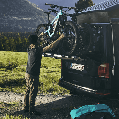 Thule WanderWay 2 Fahrräder Heckklappe Rahmenmontage VW T6 schwarz 911002