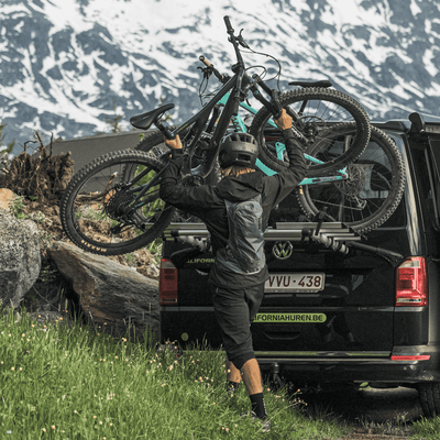 Thule WanderWay 2 Fahrräder Heckklappe Rahmenmontage VW T6 schwarz 911002