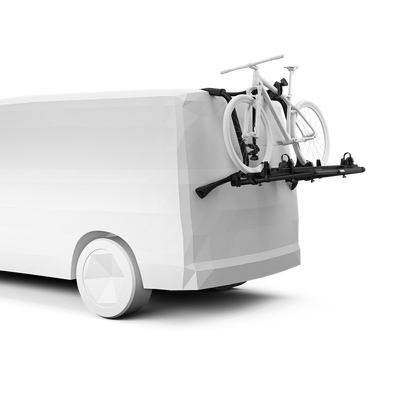 Thule WanderWay 2 Fahrräder Heckklappe Rahmenmontage VW T6 schwarz 911002