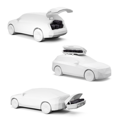 Thule Taschen-Set für Dachbox 4er-Pack 800604